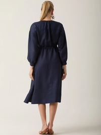 Vestido Largo Amelie Navy