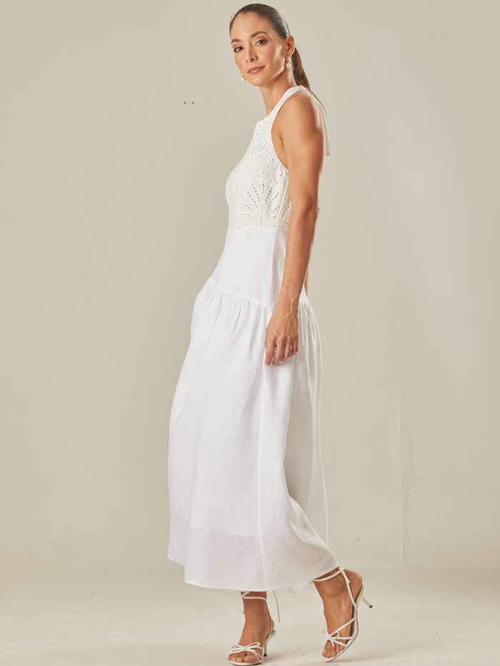 Vestido Largo Plenitude Blanco