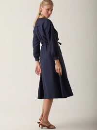Vestido Largo Amelie Navy
