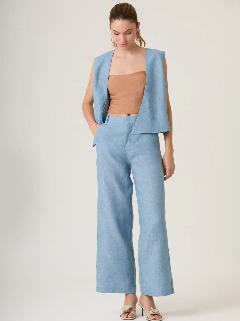 Pantalon Largo Barea Baby Blue