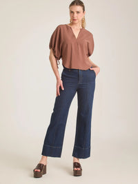 Pantalon Largo Vintage Indigo