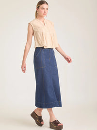 Falda Larga June Indigo