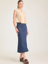 Falda Larga June Indigo