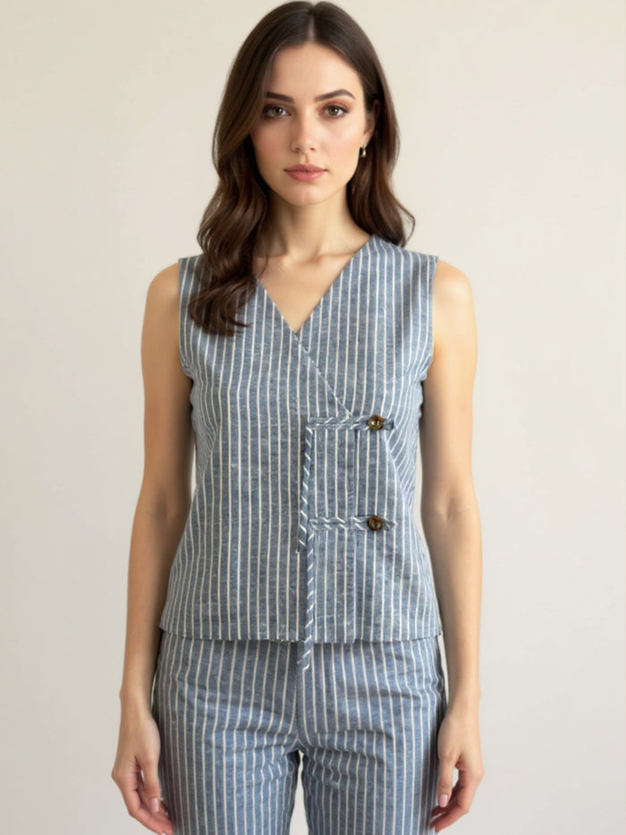Blusa Oasis Azul