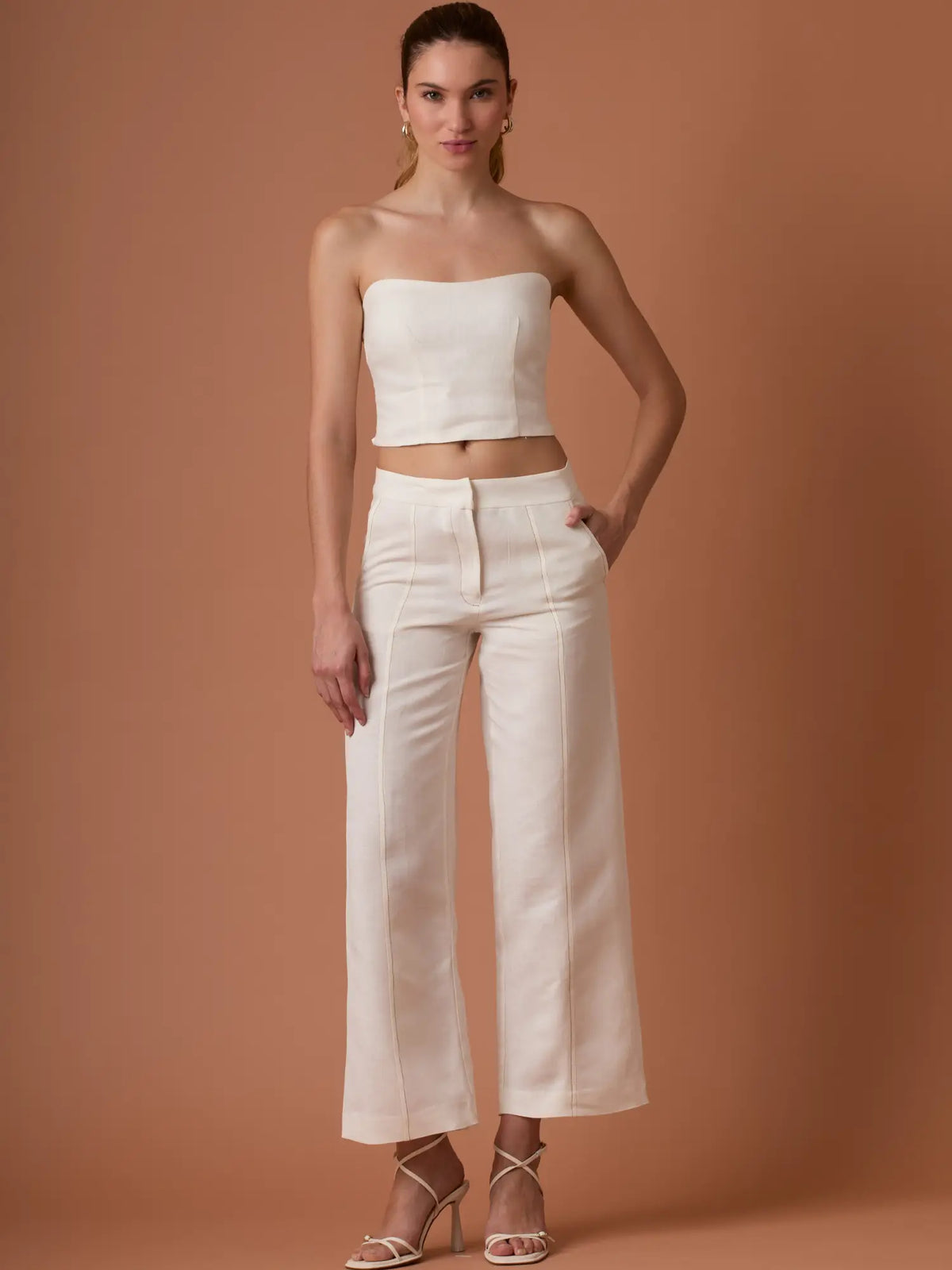 Pantalon Largo Iona Blanco