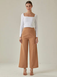 Pantalon Serafinna Caqui