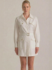 Vestido Corto Beky Blanco