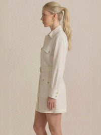 Vestido Corto Beky Blanco