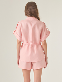 Blusa rosa Conques con corte relajado y cómodo para el día a día