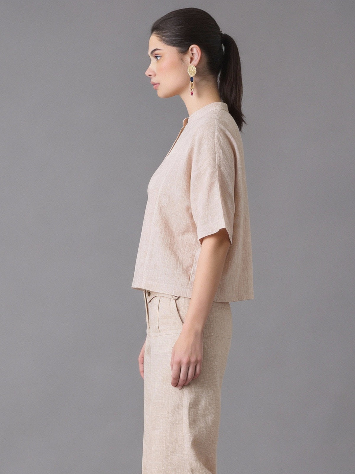 Blusa Armoni  Natural