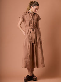 Vestido Largo Verne Camel