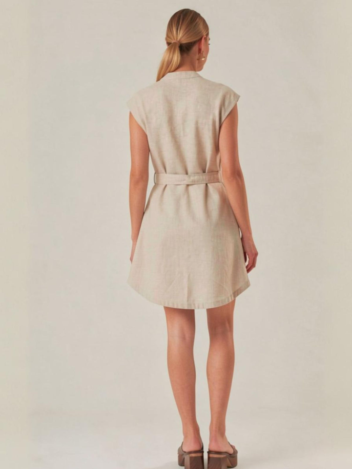 Vestido Corto Aura Natural