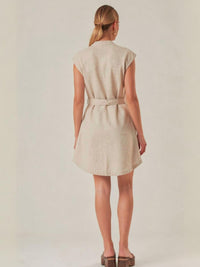 Vestido Corto Aura Natural