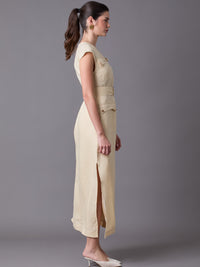 Vestido Largo Rowan Cream
