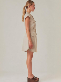 Vestido Corto Aura Natural