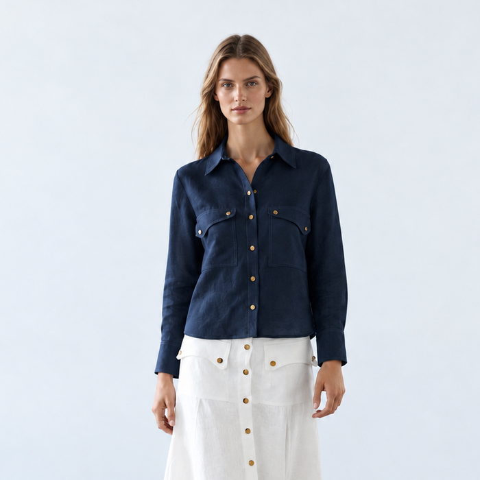 Blusa Bosnia Navy