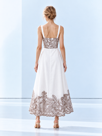 Vestido Largo Areia Cafe
