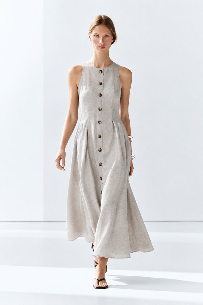 Vestido Lantau Avena