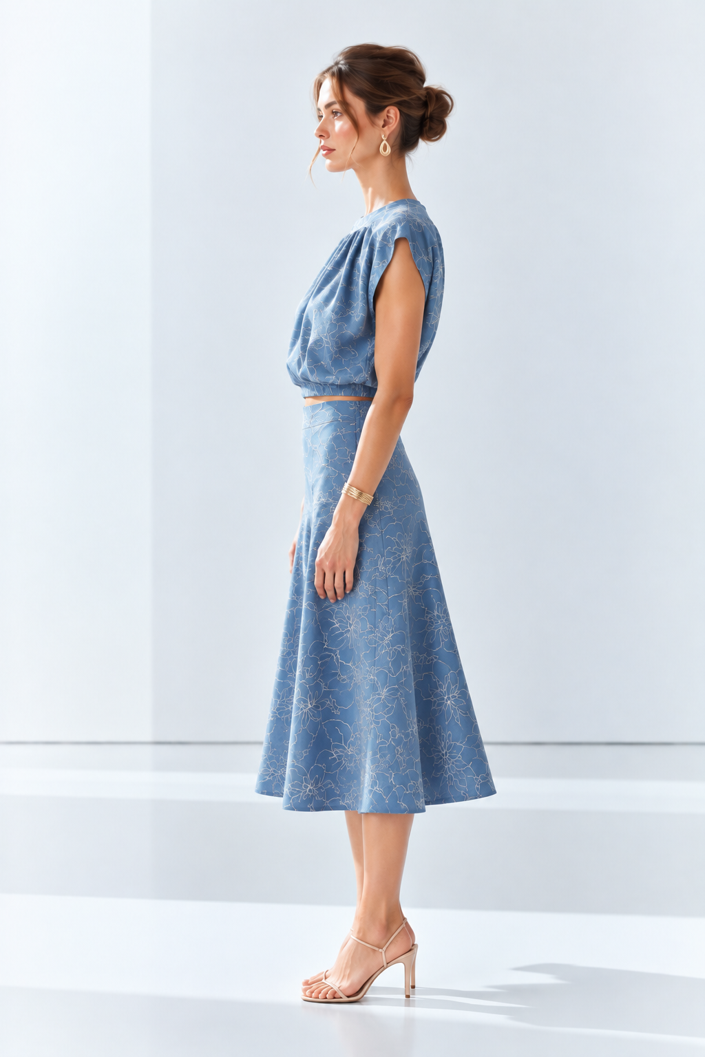 Falda Trina Baby Blue