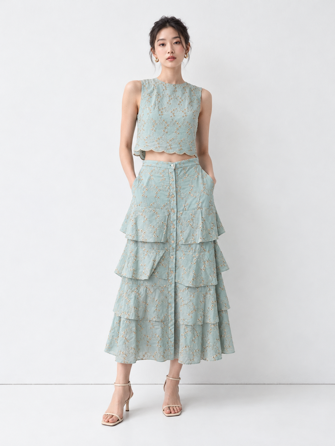 Blusa Dolores Baby Blue