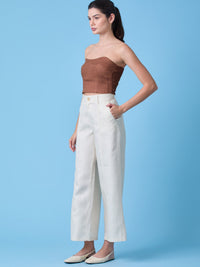 Pantalon Largo Jonie Ivory