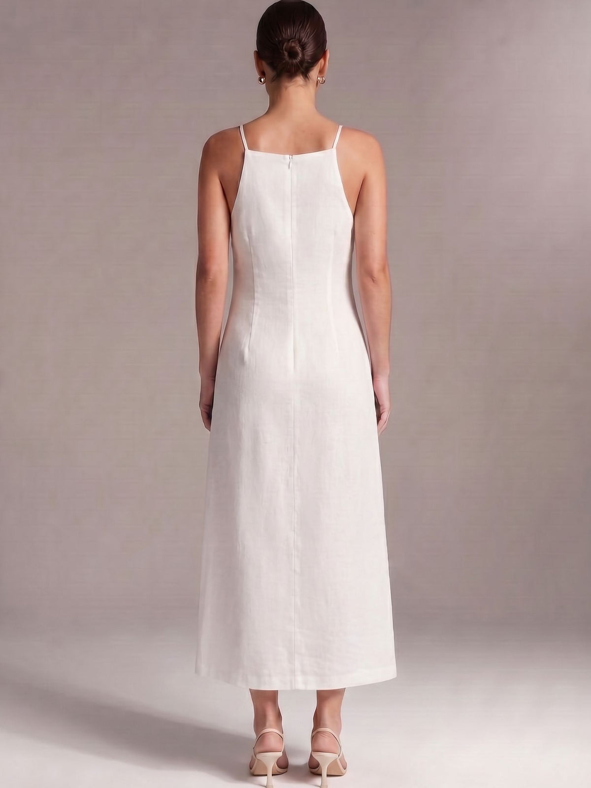 Vestido Largo Uvela Blanco