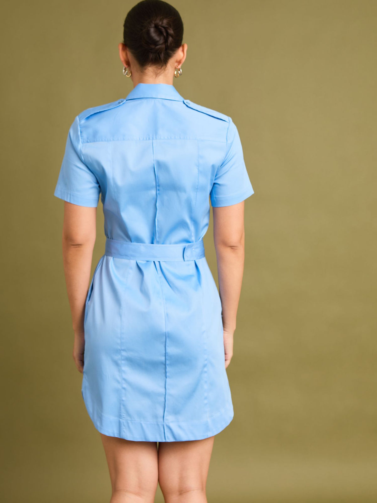 Vestido Corto Irma Azul