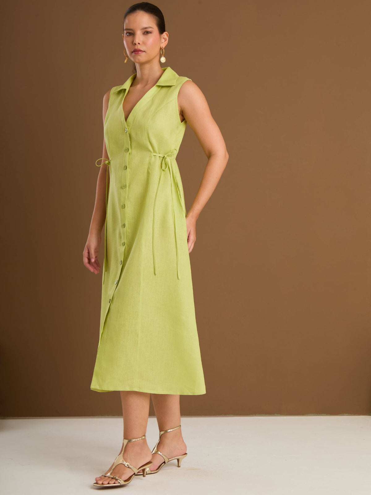Vestido Largo Marruecos Verde