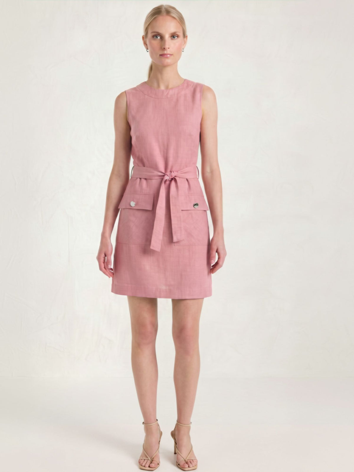 Vestido Corto Gabyna Palo De Rosa