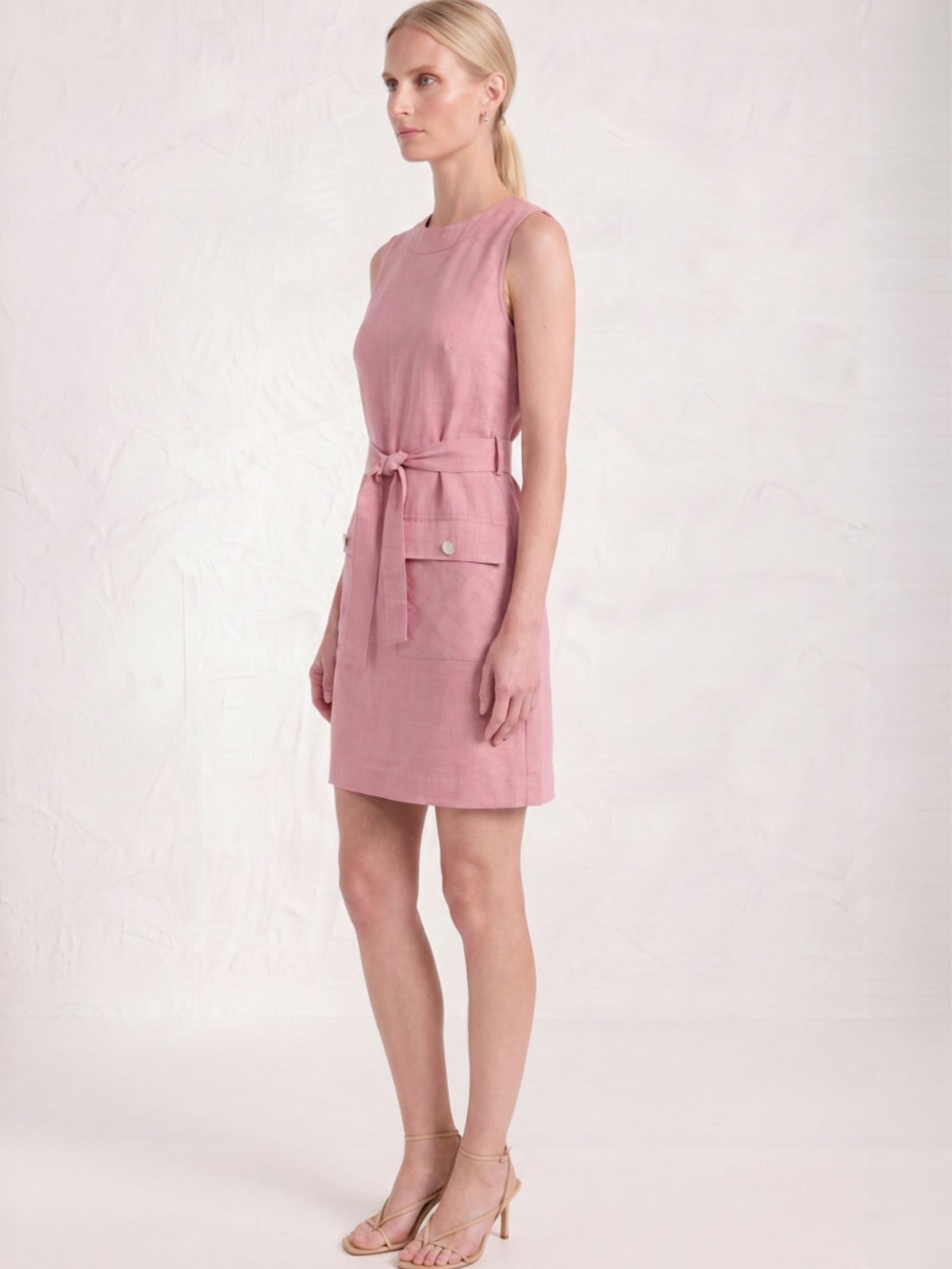 Vestido Corto Gabyna Palo De Rosa