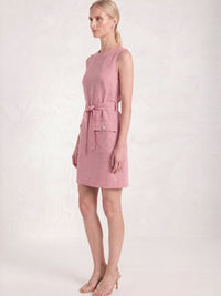 Vestido Corto Gabyna Palo De Rosa