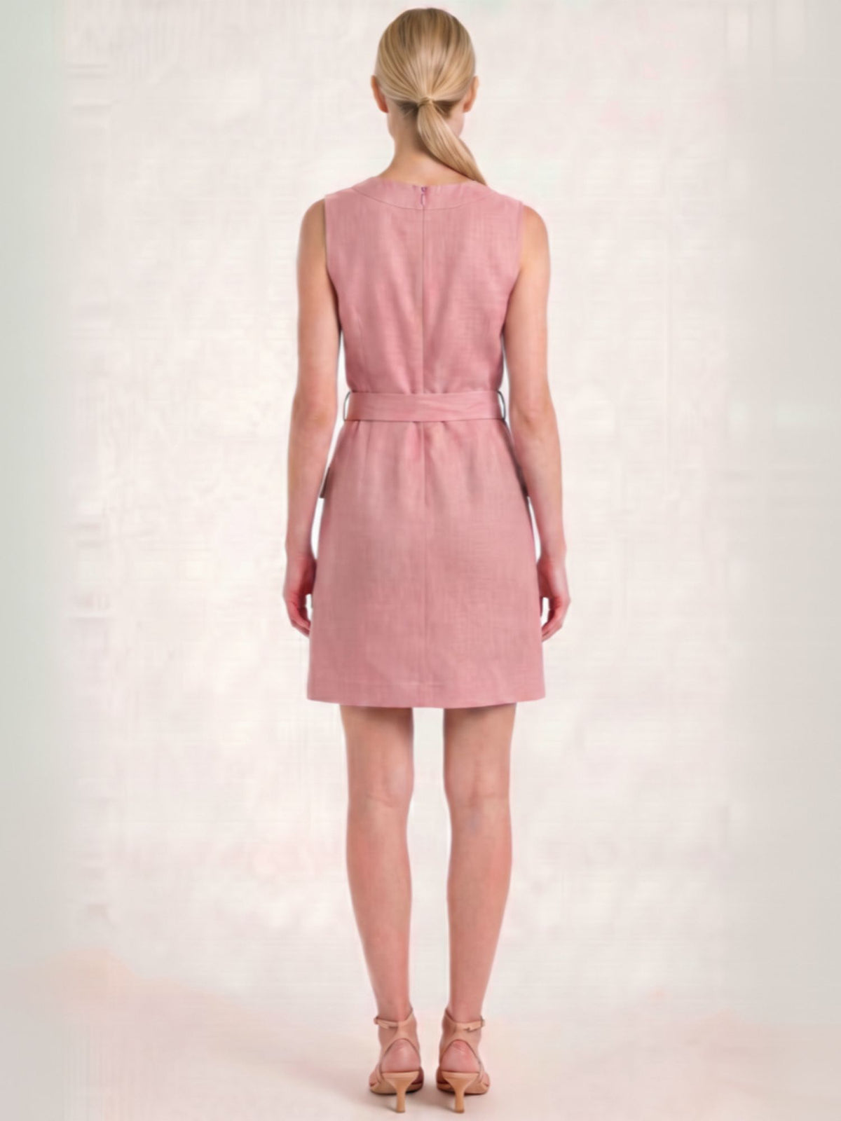 Vestido Corto Gabyna Palo De Rosa