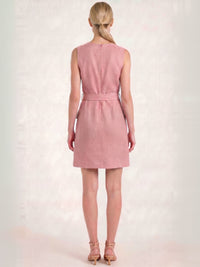 Vestido Corto Gabyna Palo De Rosa