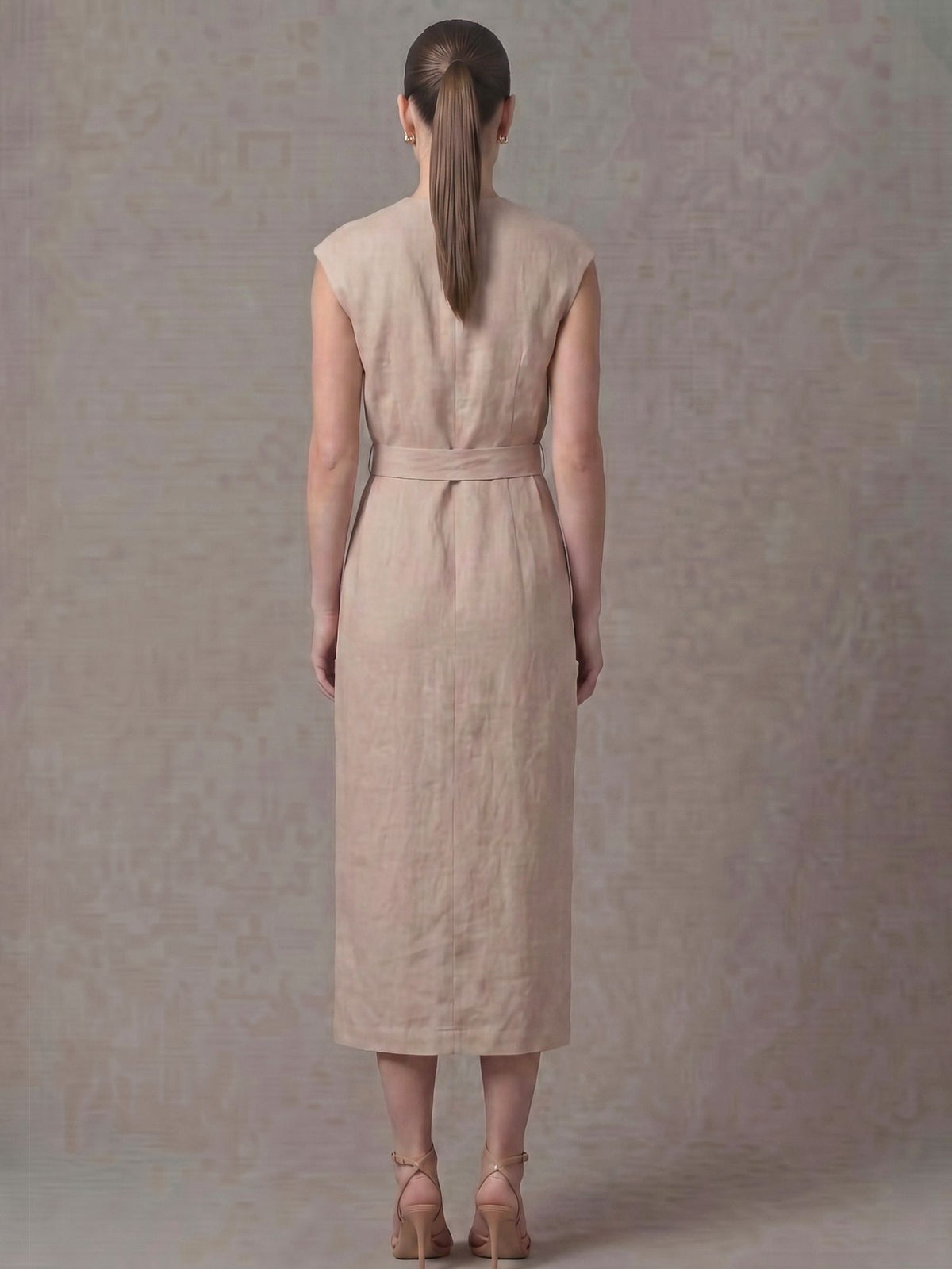 Vestido Largo Kalle Natural