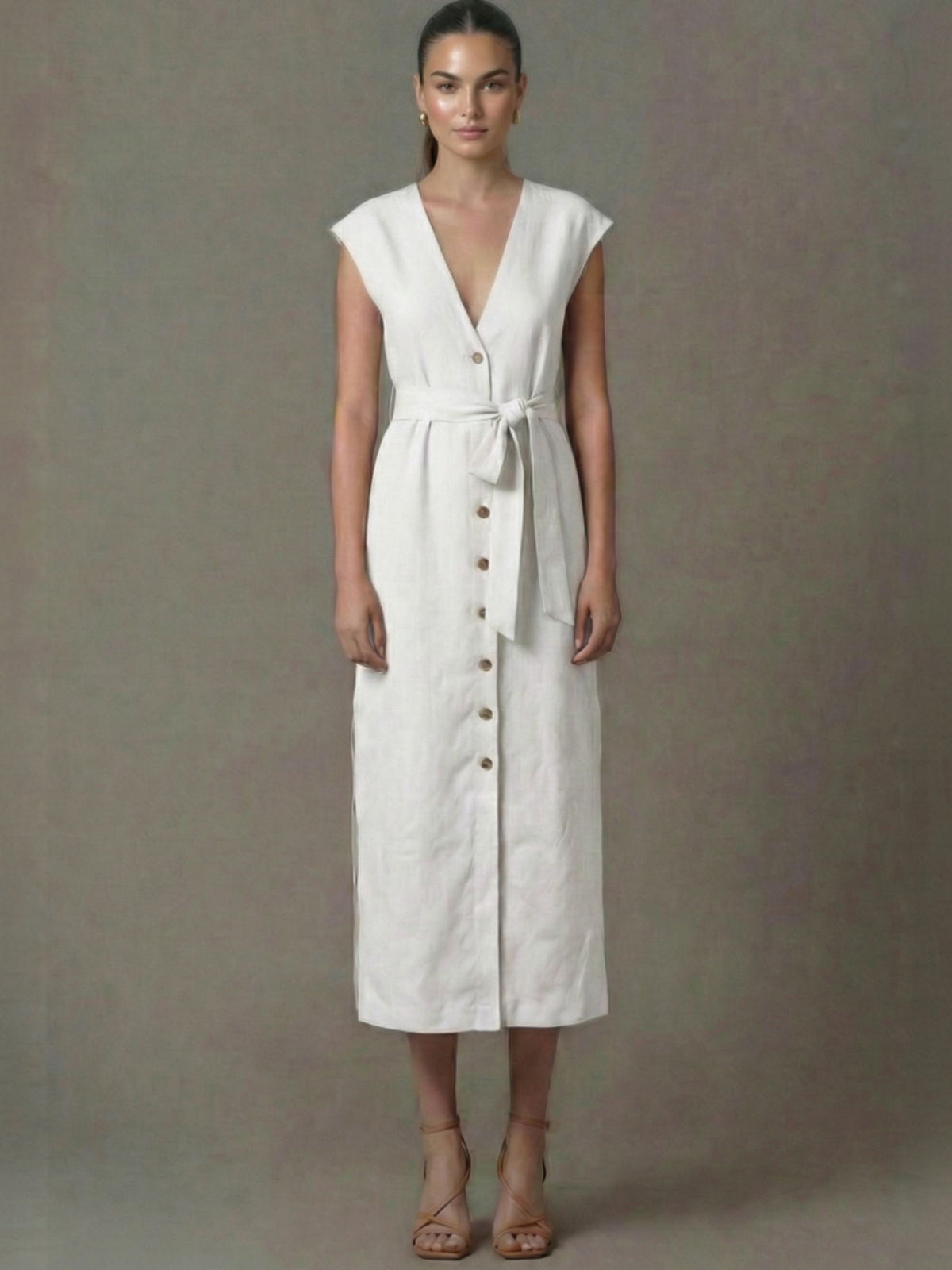 Vestido Largo Kalle Blanco
