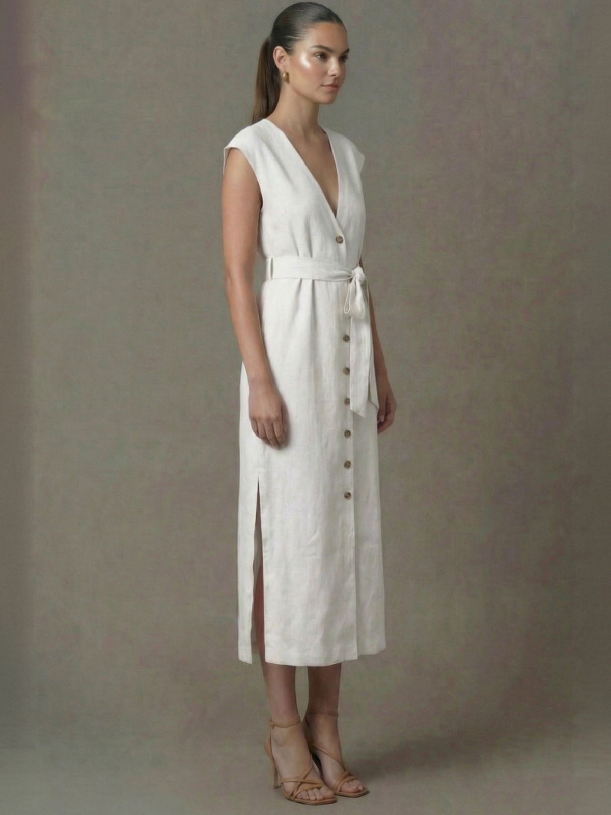 Vestido Largo Kalle Blanco