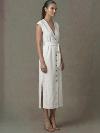 Vestido Largo Kalle Blanco