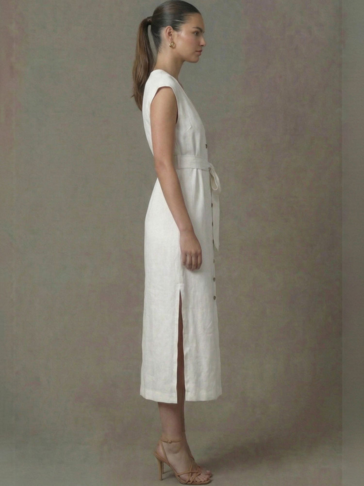 Vestido Largo Kalle Blanco