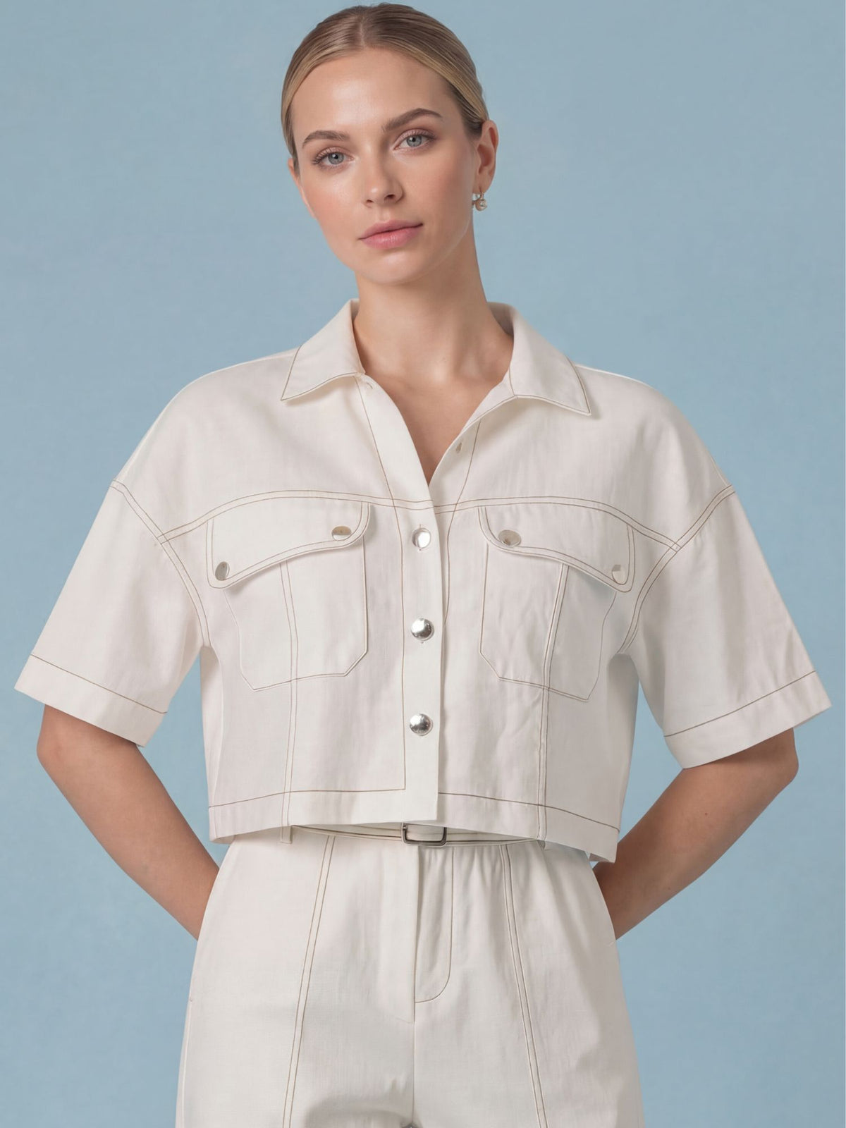 Blusa Eucaris Blanco