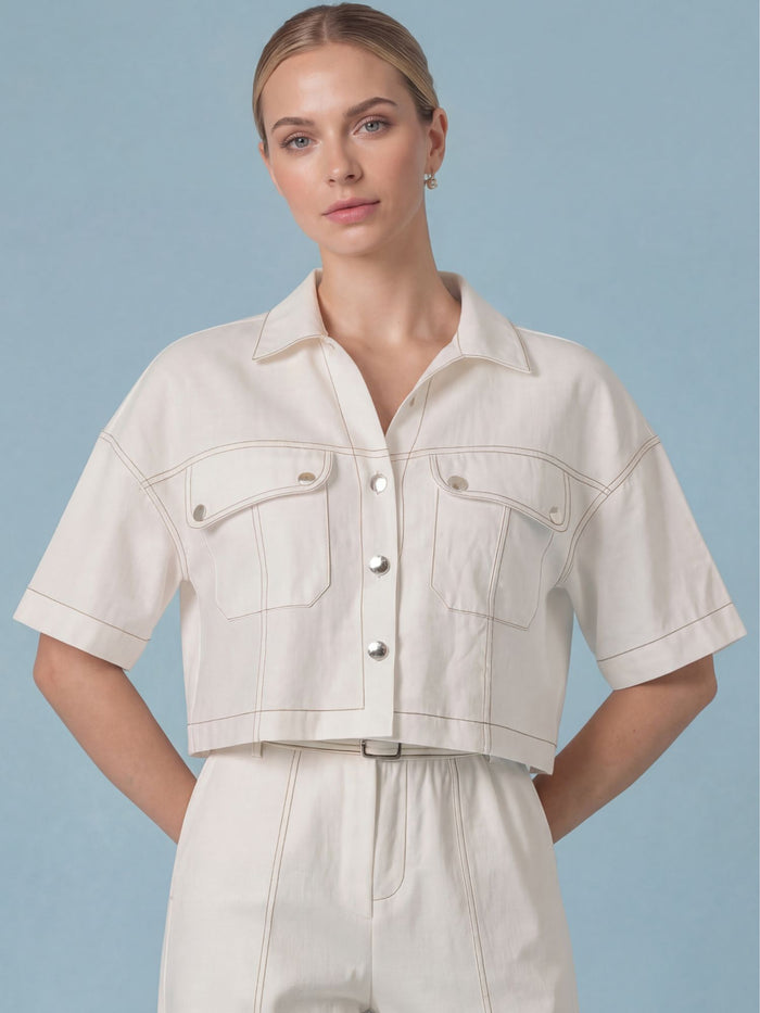 Blusa Eucaris Blanco