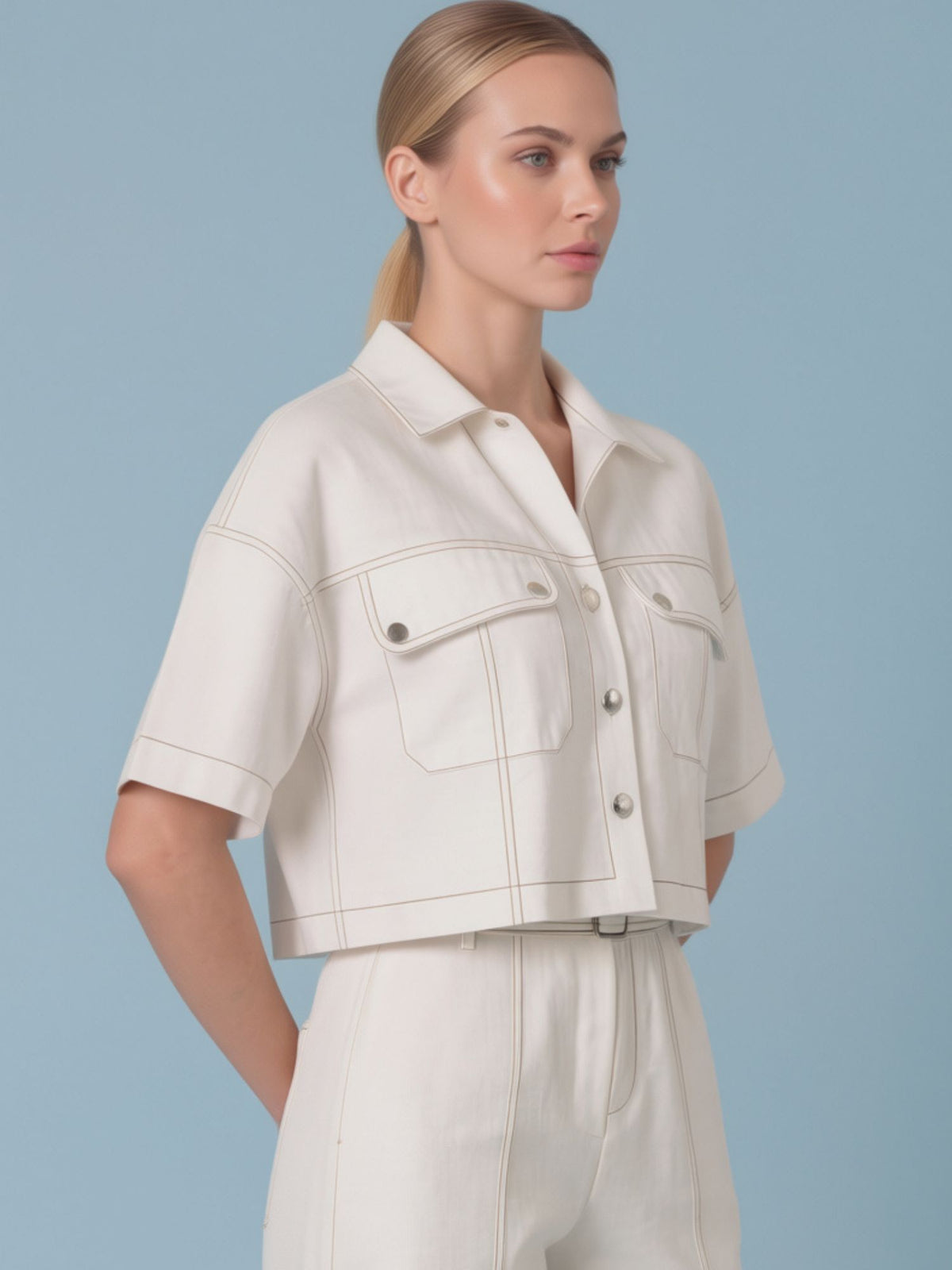 Blusa Eucaris Blanco