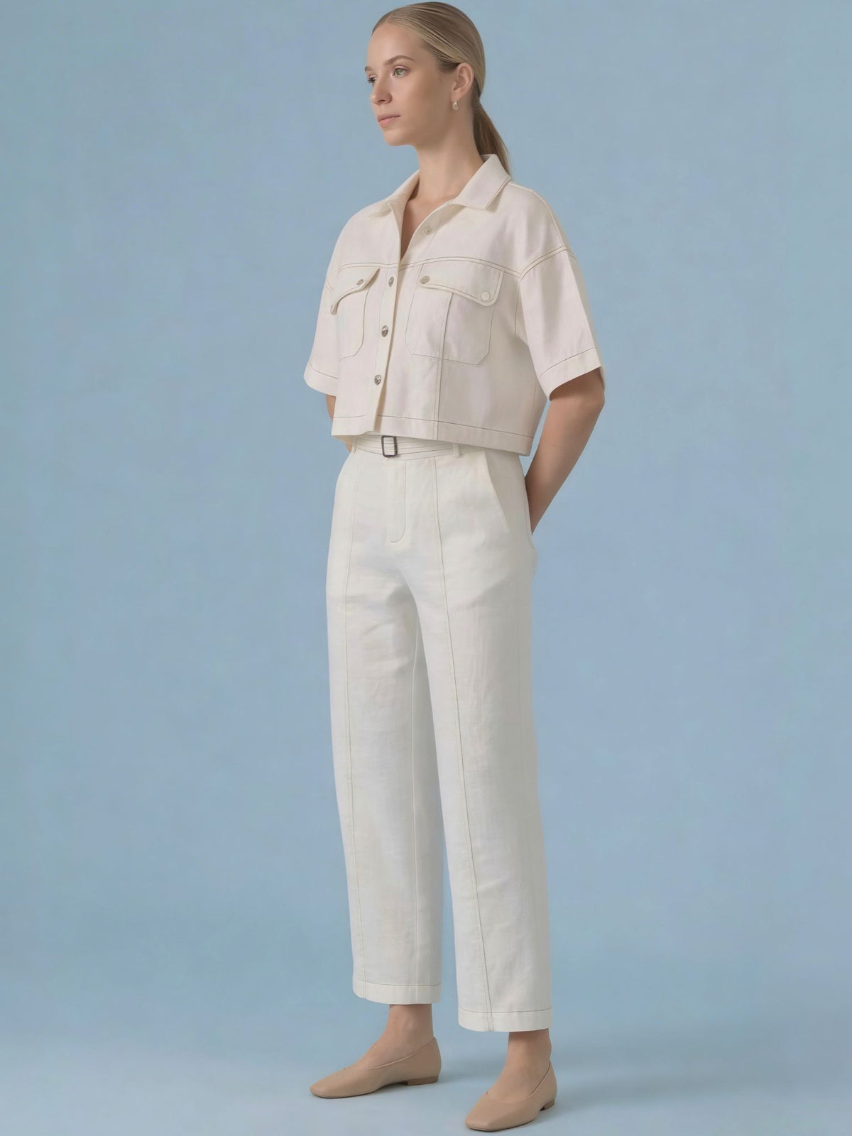 Pantalón Eucaris Blanco