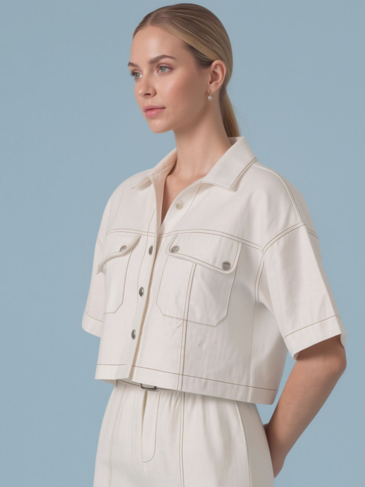 Blusa Eucaris Blanco