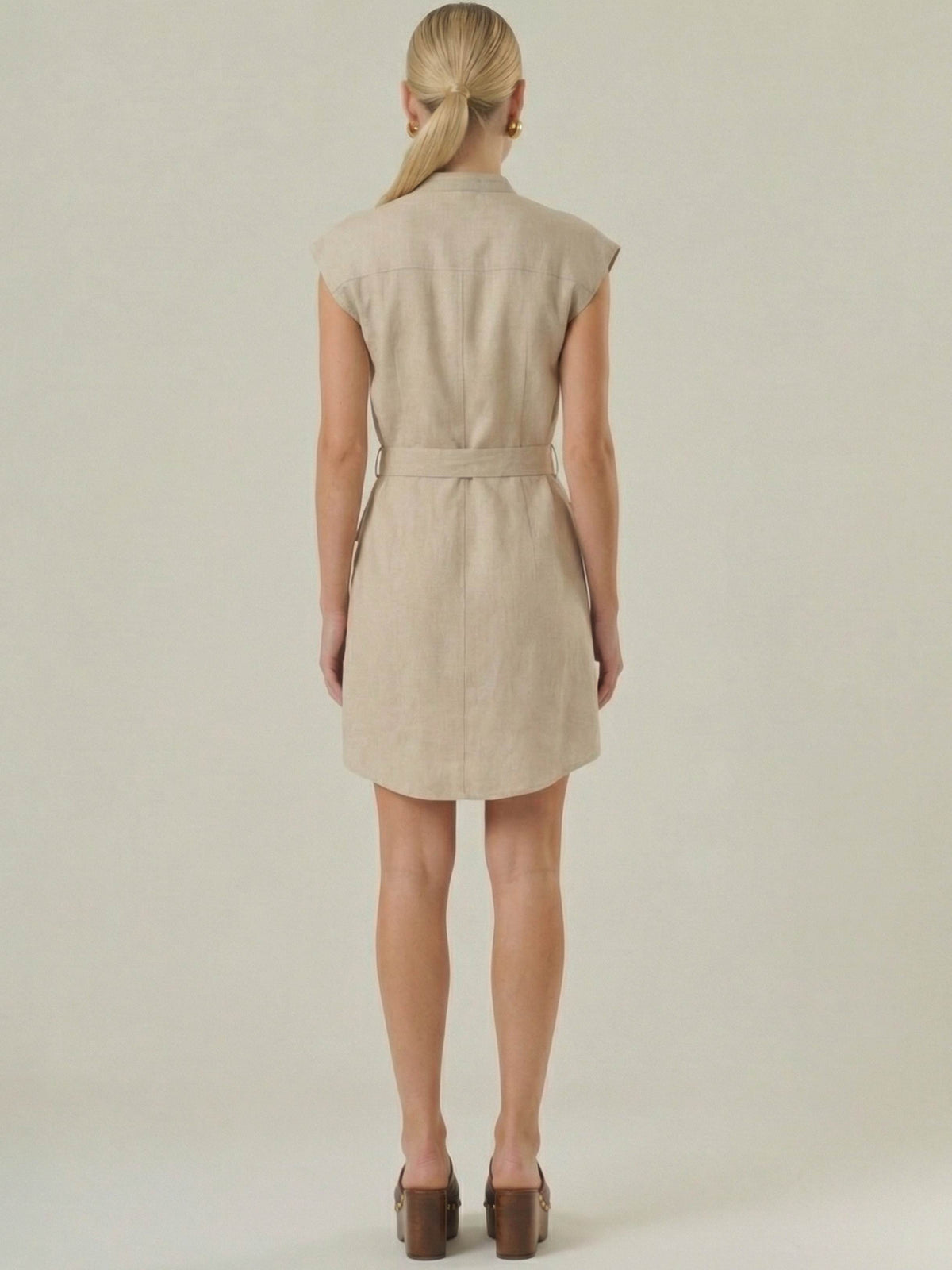 Vestido Corto Aura Natural
