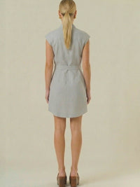 Vestido Corto Aura Baby Blue