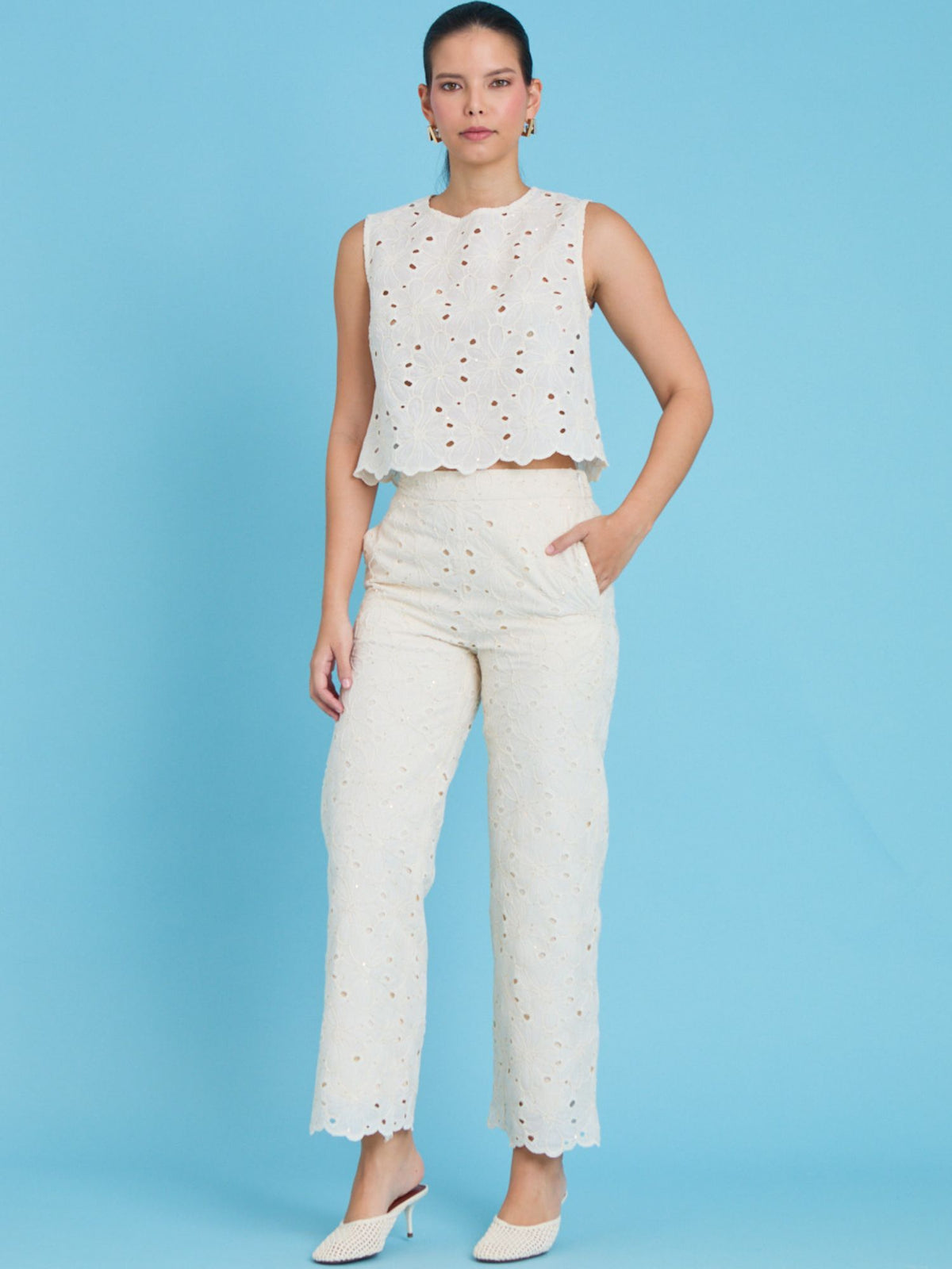 Pantalón Saturnia Ivory
