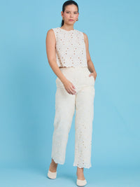 Pantalón Saturnia Ivory