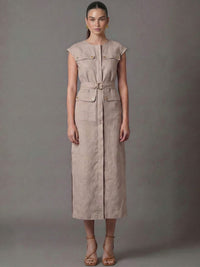 Vestido Largo Marlena Sand