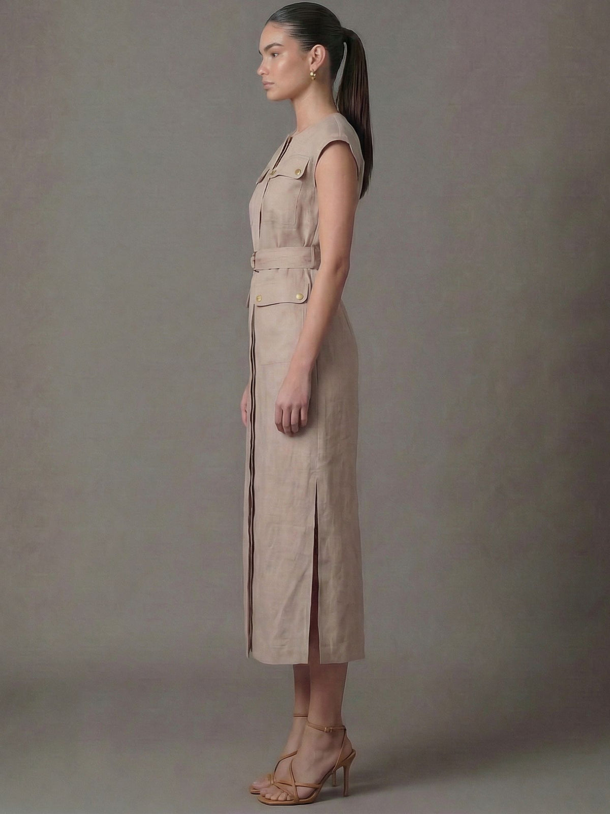 Vestido Largo Marlena Sand