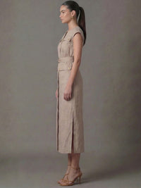 Vestido Largo Marlena Sand